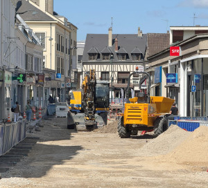 Infotravaux Poursuite Travaux Coeur de Ville Rue aux Huiliers