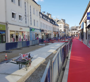 Infotravaux Fin Chantier Coeur de Ville rue aux Huiliers