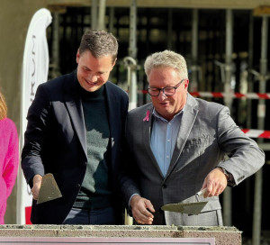 Pose première pierre Le 104 Avenue de Rouen Logements Immobilier Reconversion Friche Capitaine Marchand