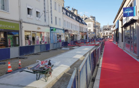 Infotravaux Fin Chantier Coeur de Ville rue aux Huiliers