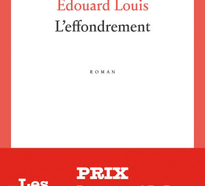 Le Livre du Mois L'Effondrement Edouard Louis Seuil