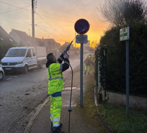 Opération Nettoyage Quartier de Gamilly SEPUR Voirie